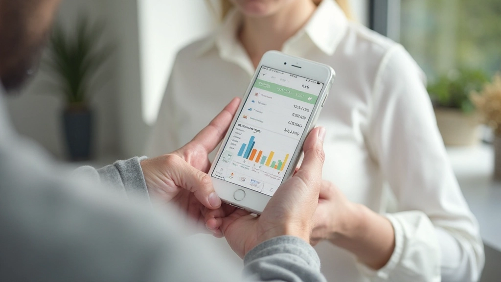 Professionele budgetplanner aan tafel met notitieboekje en calculator