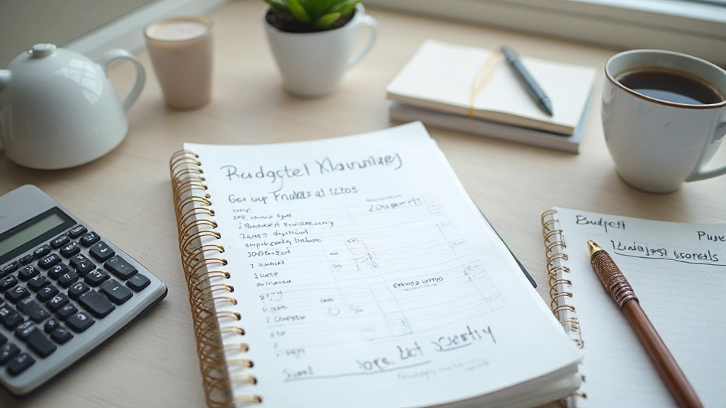 Visuele weergave van populaire budgetmethoden en planningstechnieken